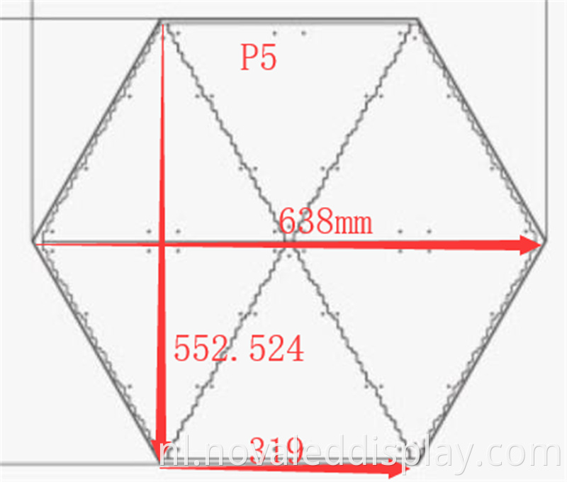 Hexagon Led Display